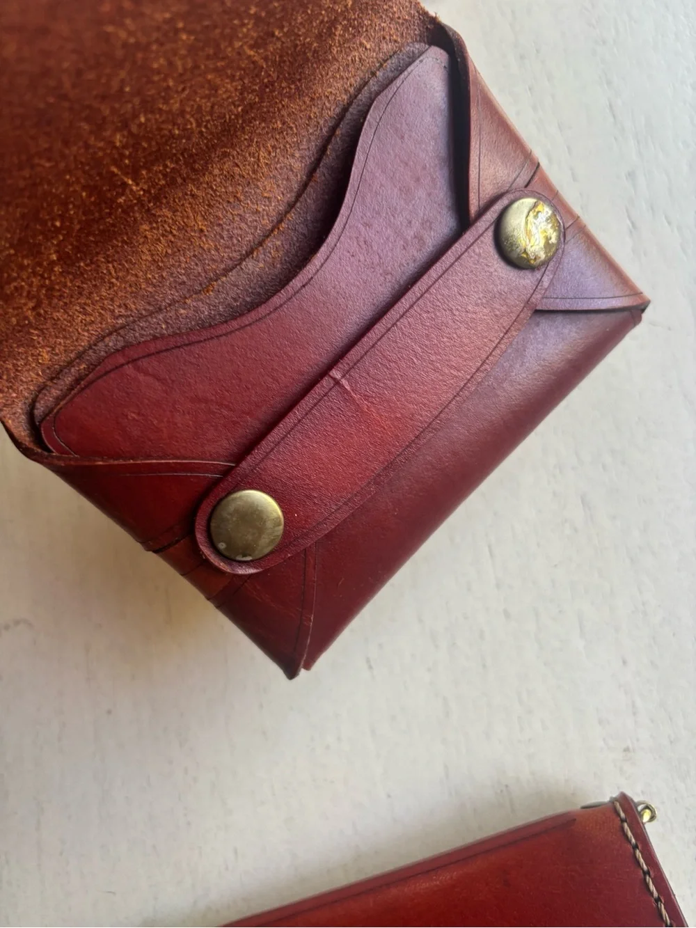 Moose Leather Luggage Bag w/ accessories